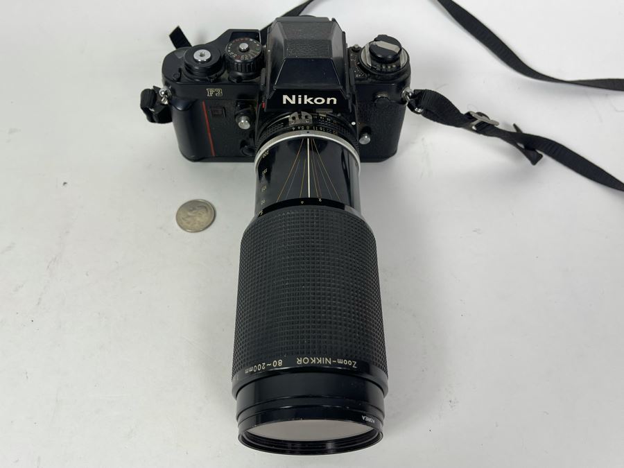 Nikon F3 Film Camera With Nikon Zoom 80-200mm Lens [Photo 6]