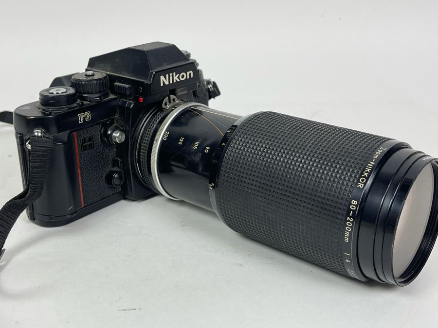 Nikon F3 Film Camera With Nikon Zoom 80-200mm Lens [Photo 2]