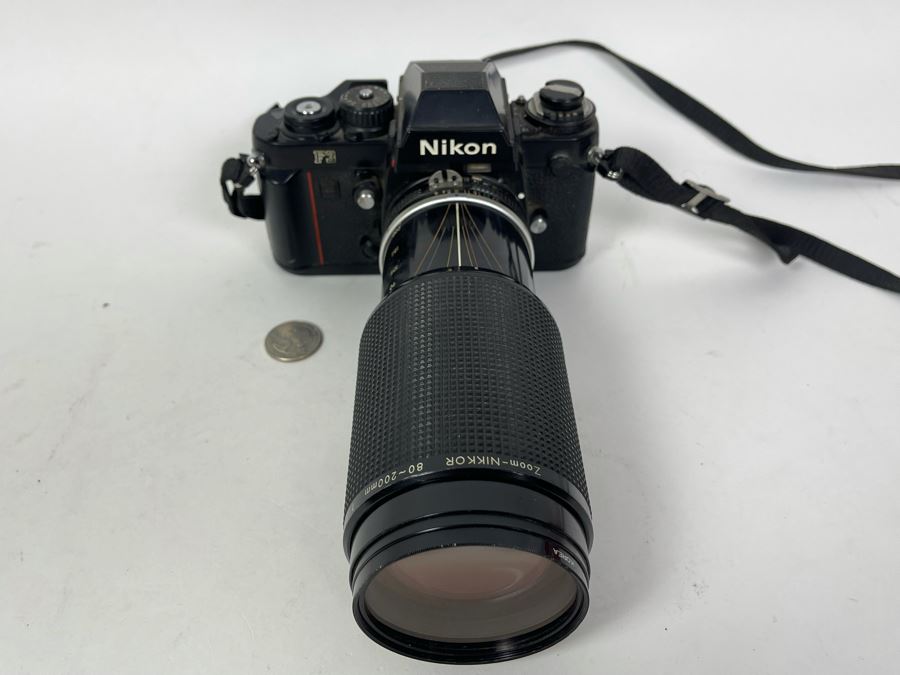 Nikon F3 Film Camera With Nikon Zoom 80-200mm Lens [Photo 5]