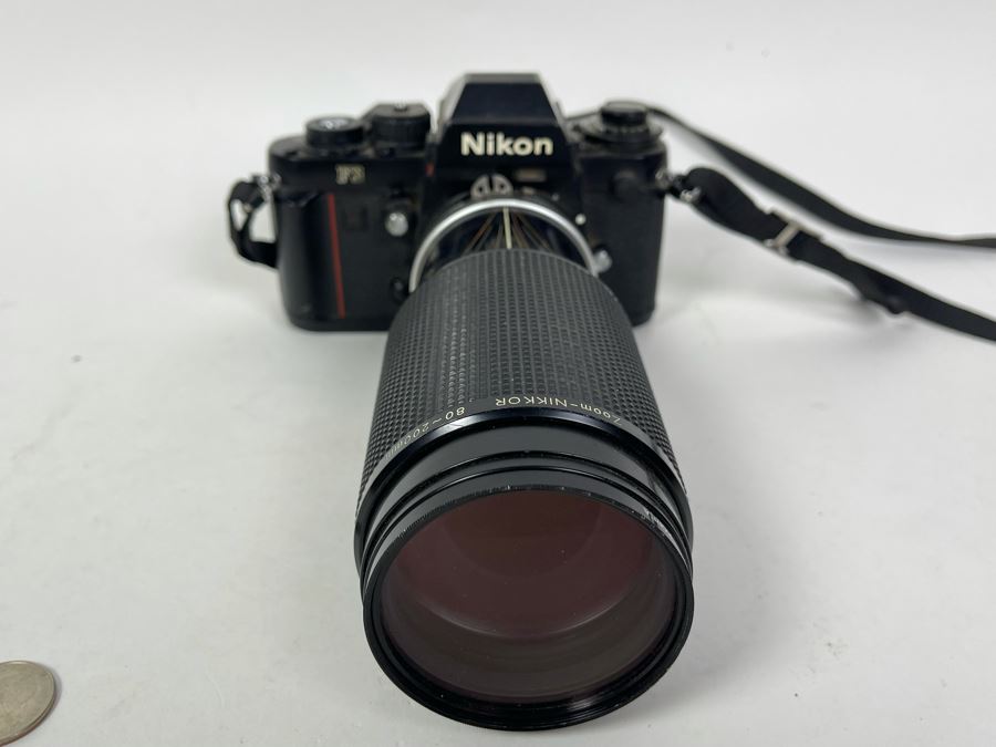 Nikon F3 Film Camera With Nikon Zoom 80-200mm Lens [Photo 3]