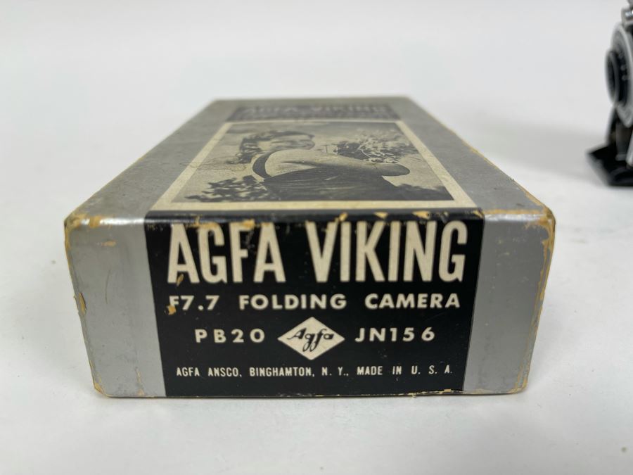 Vintage Agfa Viking Bellows Folding Camera With Original Box And Manual [Photo 11]