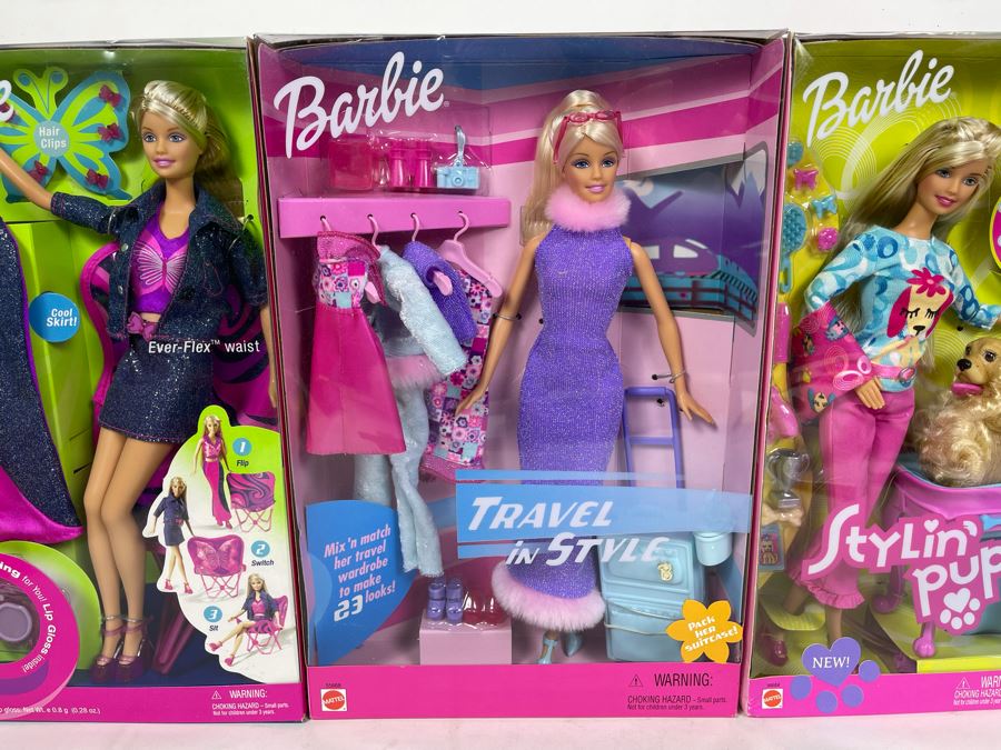 Collection Of Three New In Box Barbie Dolls [Photo 5]