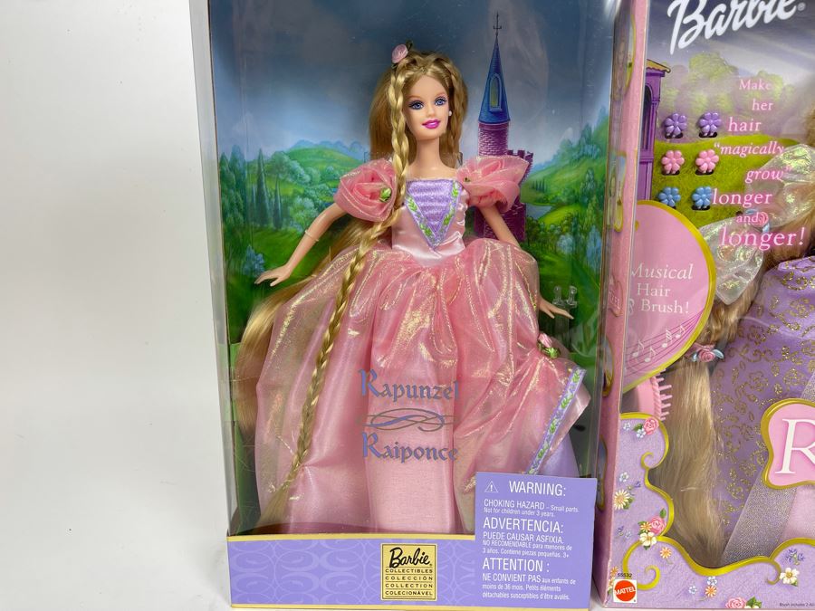 Pair Of New In Box Barbie Rapunzel Dolls [Photo 3]