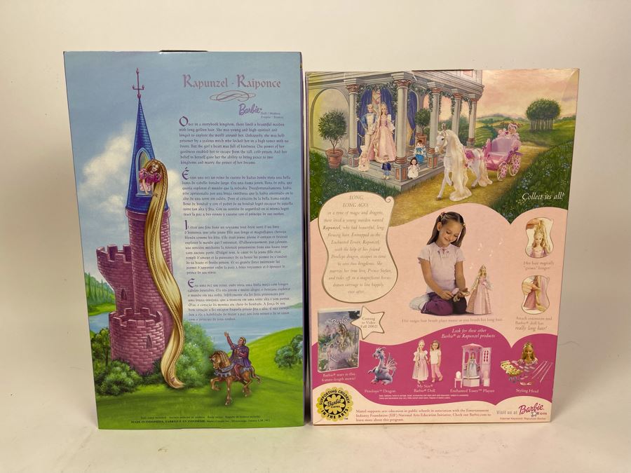 Pair Of New In Box Barbie Rapunzel Dolls [Photo 6]