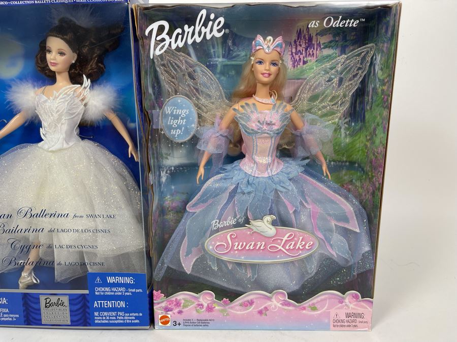 Pair Of New In Box Barbie Swan Lake Dolls [Photo 3]