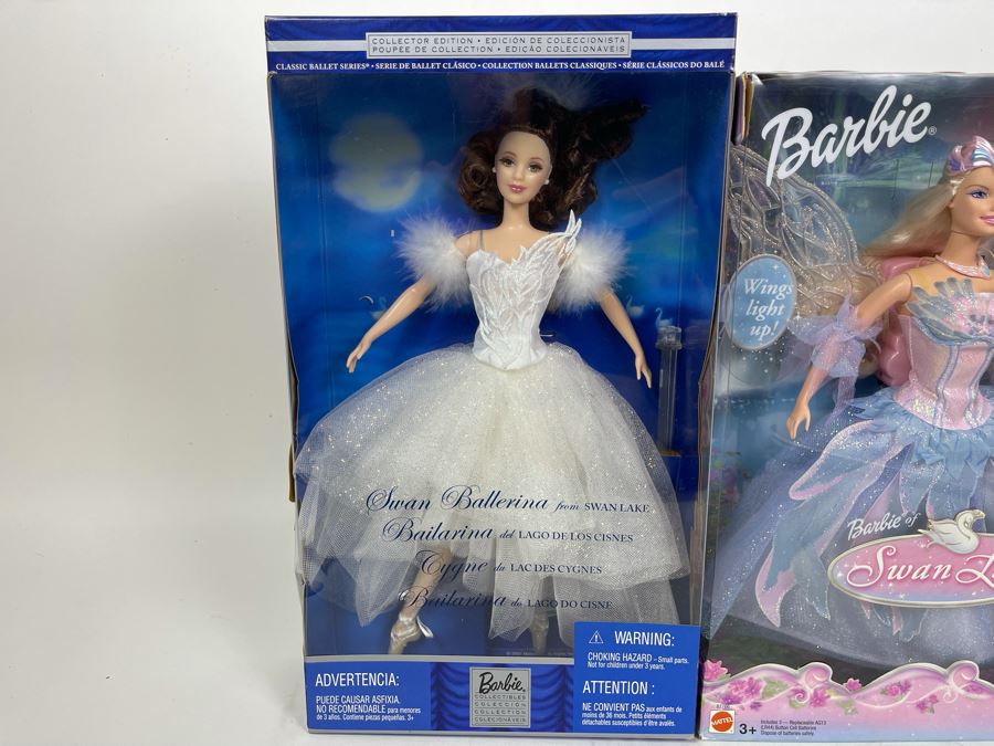 Pair Of New In Box Barbie Swan Lake Dolls [Photo 4]