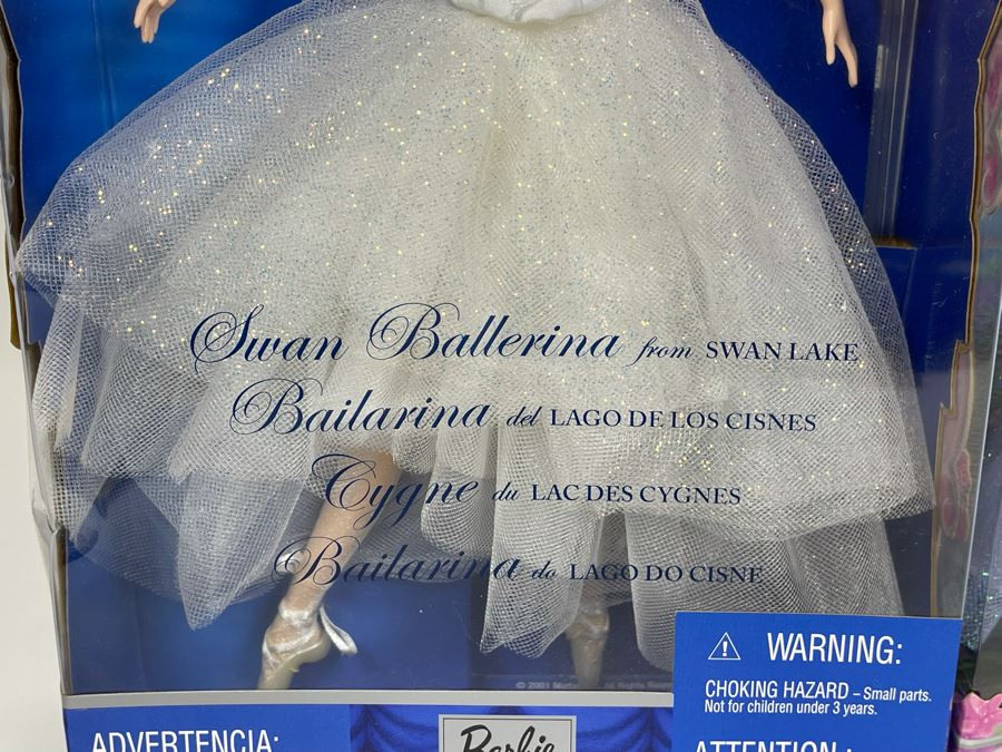 Pair Of New In Box Barbie Swan Lake Dolls [Photo 5]