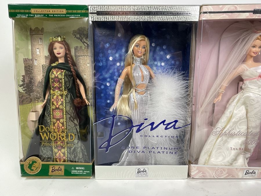 Collection Of Three New In Box Barbie Dolls [Photo 3]