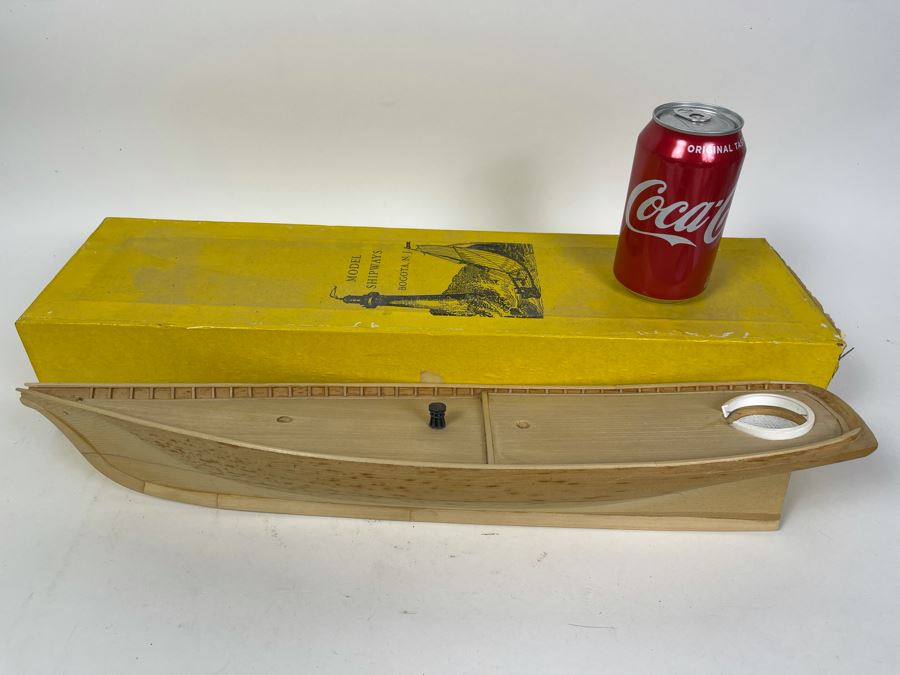 Vintage 1967 Model Shipways Partially Built Model With Plans And Original Box Schooner Yacht 'America' 1851 (Uncertain If Complete) [Photo 5]