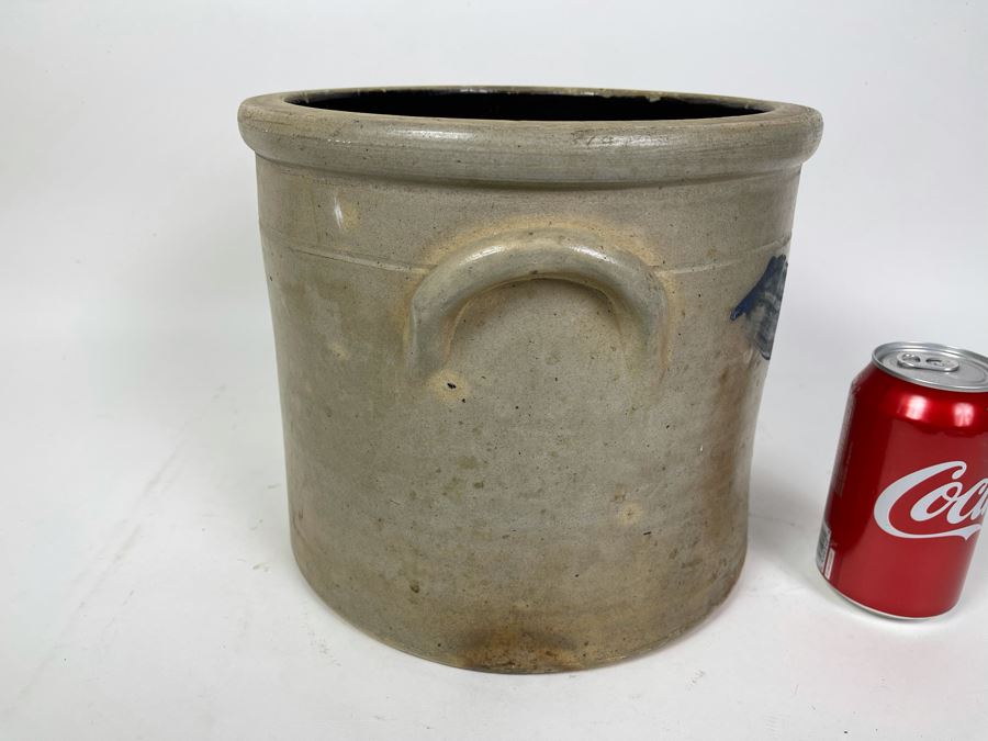 Union Pottery Newark, NJ Stoneware 2 Gallon Crock 10W X 9H [Photo 7]