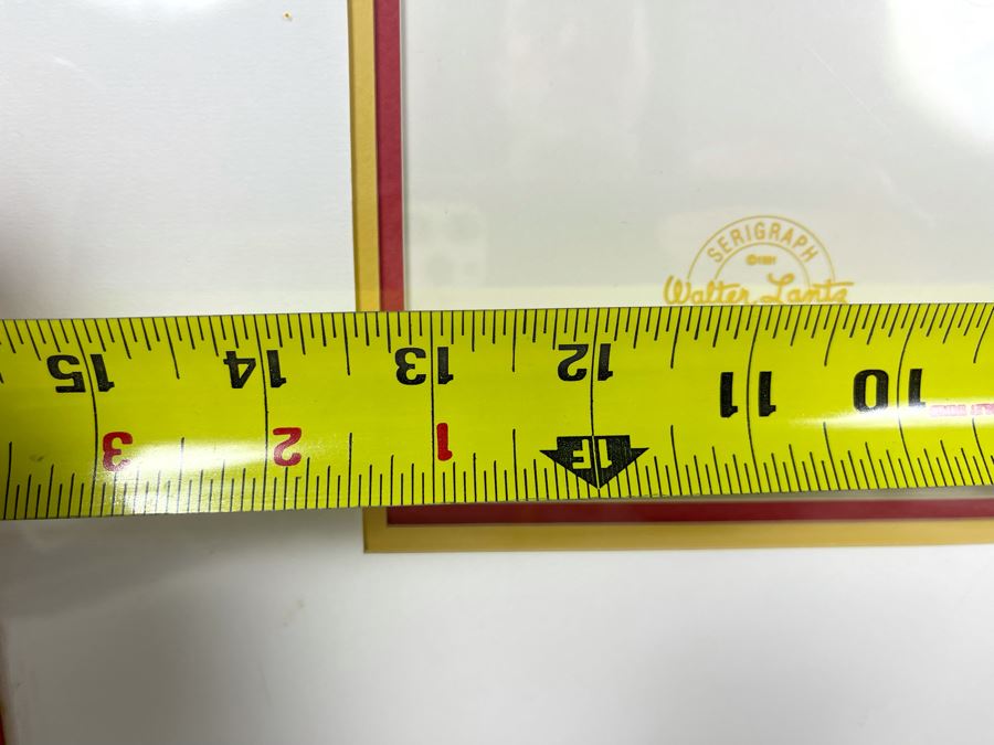 Framed Limited Edition Fine Art Serigraph Cel Created From Original Art In The Walter Lantz Archives Titled 'Lovebirds' Winnie And Woody Woodpecker With COA 13.5 X 9.5 [Photo 7]