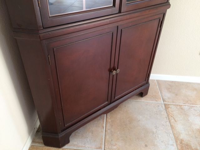 Mahogany S P Dowdy Corner China Cabinet [Photo 9]