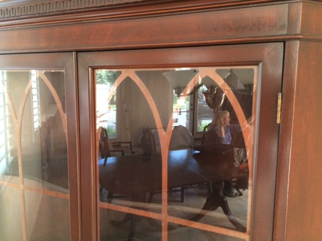 Mahogany S P Dowdy Corner China Cabinet [Photo 7]