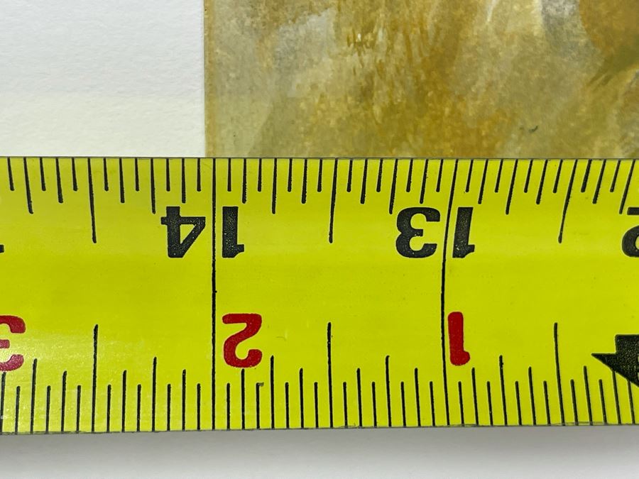 Original Philip Kelly (1950-2010, Ireland / Mexico City) Painting Signed PK 99 - 14 X 17 [Photo 9]