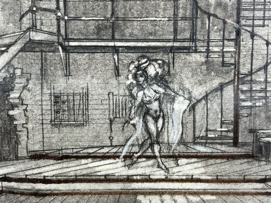 Original Theatrical Set Drawing Of Follies From Theatre Memphis Signed By Jack Taylor 1994 19 X 13 [Photo 5]