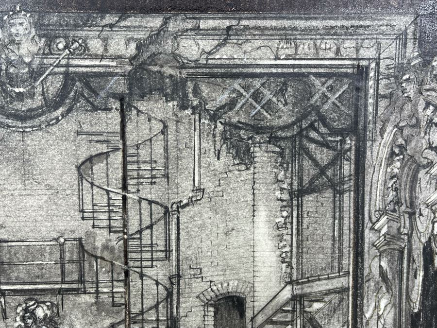 Original Theatrical Set Drawing Of Follies From Theatre Memphis Signed By Jack Taylor 1994 19 X 13 [Photo 10]