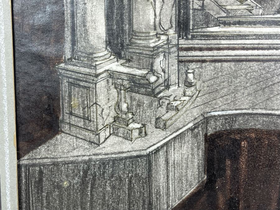 Original Theatrical Set Drawing Of Follies From Theatre Memphis Signed By Jack Taylor 1994 19 X 13 [Photo 7]