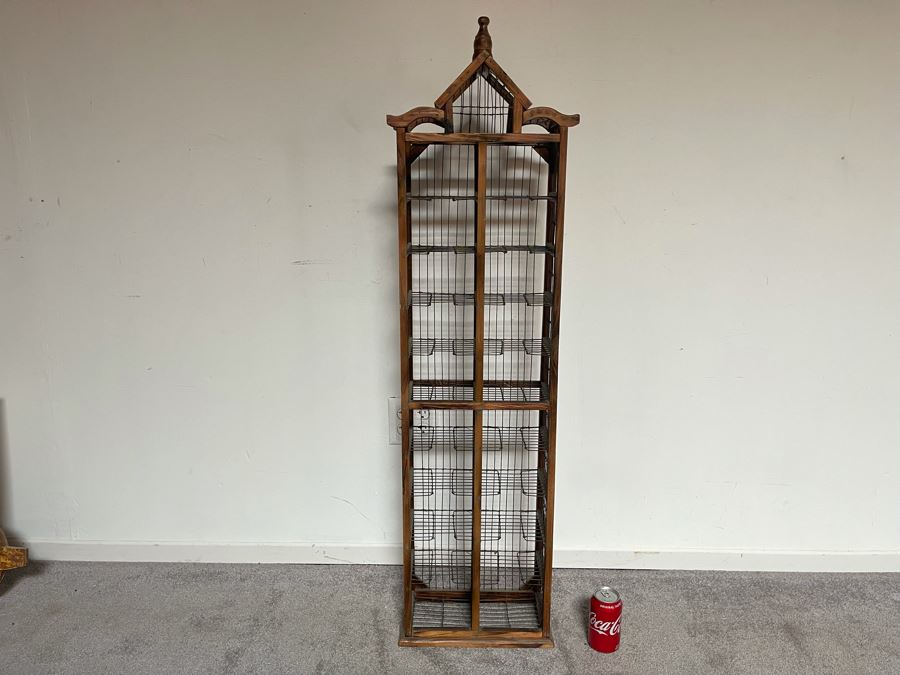 Wooden / Metal Shelving Unit For Music CDs 13.5W X 6D X 50H [Photo 2]