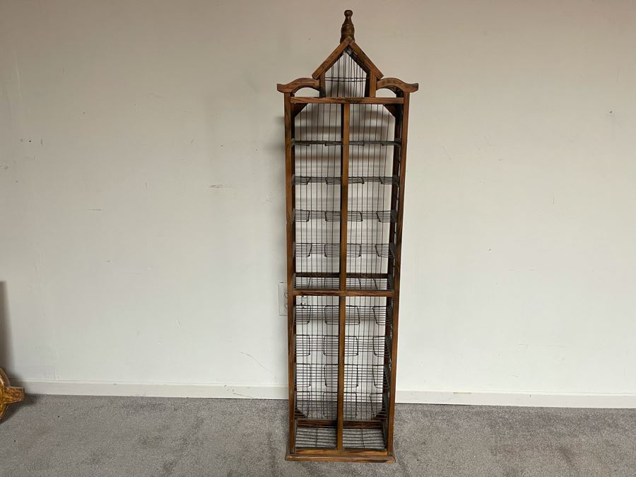 Wooden / Metal Shelving Unit For Music CDs 13.5W X 6D X 50H [Photo 3]