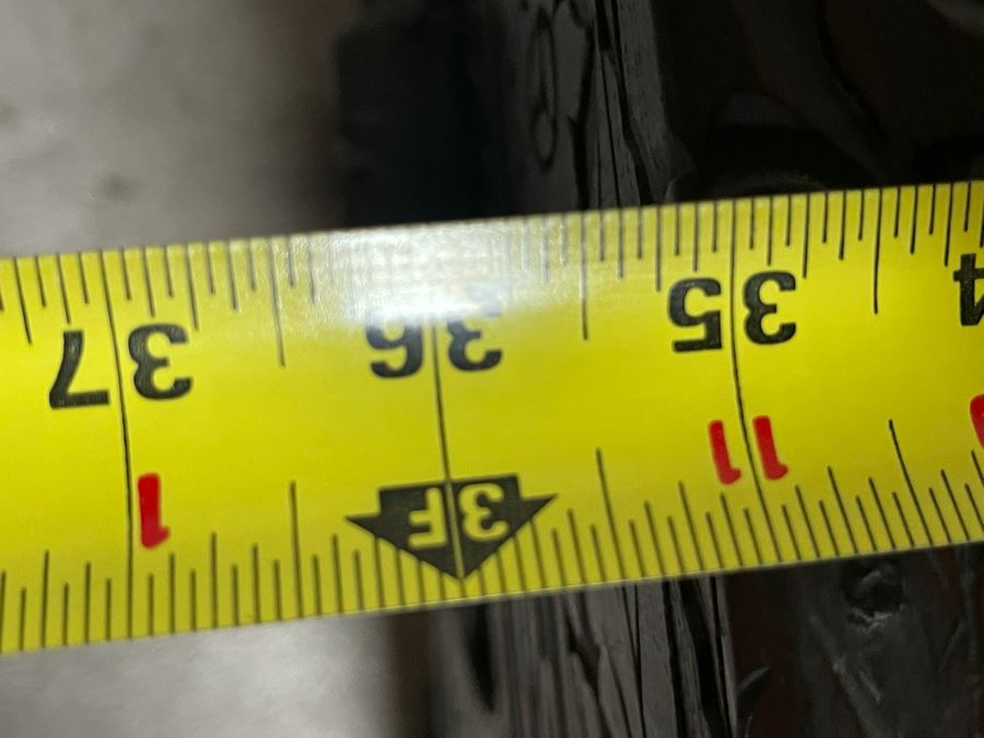 Vintage Chinese Camphorwood Hand Relief Carved Chest 36W X 17.5D X 22H [Photo 31]