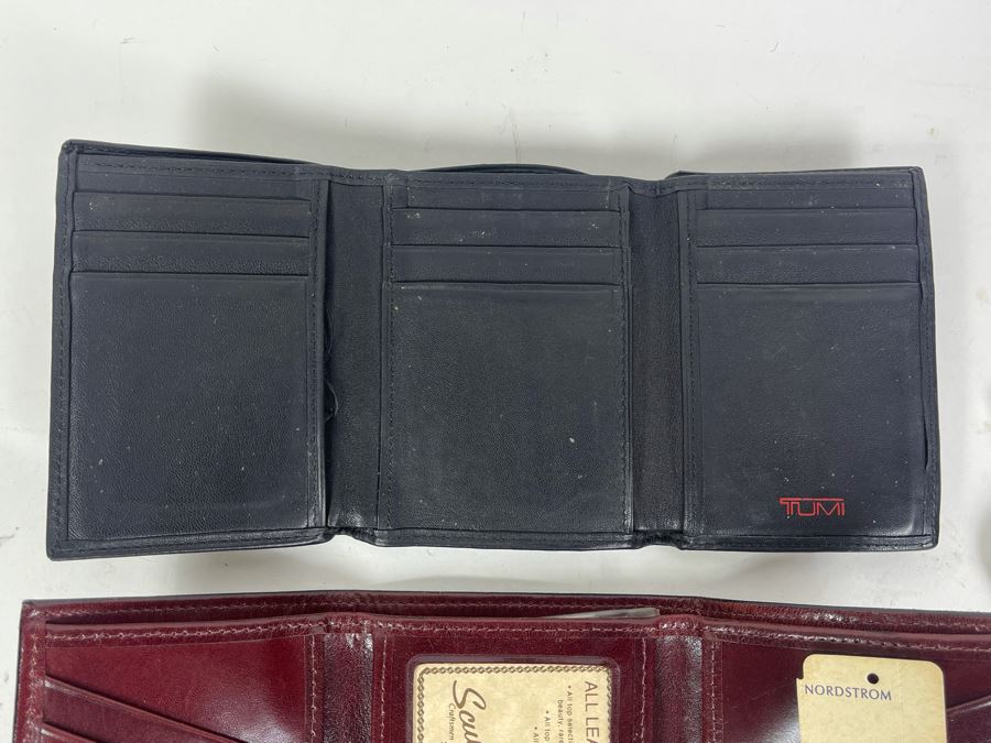 TUMI And Scully Leather Wallets And Eterna Waterproof Working Swiss Mechanical Watch [Photo 3]