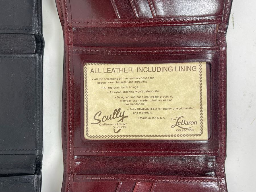 TUMI And Scully Leather Wallets And Eterna Waterproof Working Swiss Mechanical Watch [Photo 2]