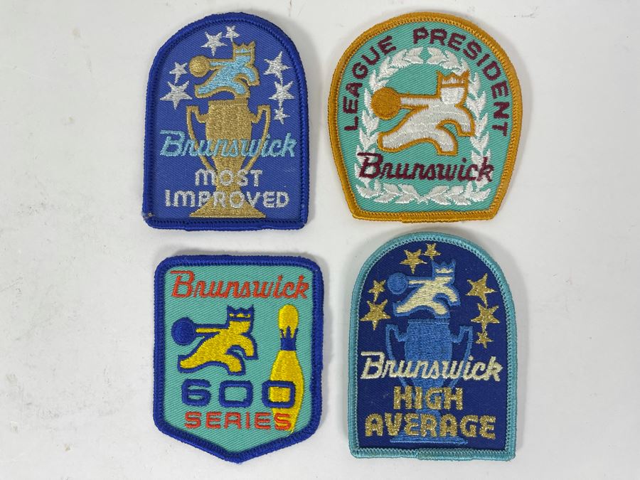 Vintage Brunswick Bowling Patches