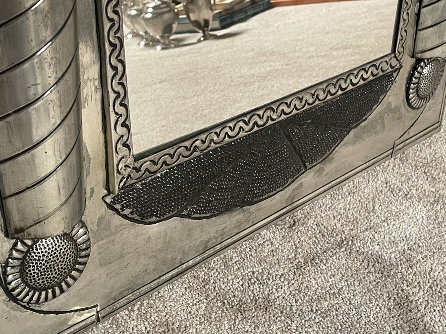 Mexican Tin Wall Mirror 26 X 34 [Photo 4]