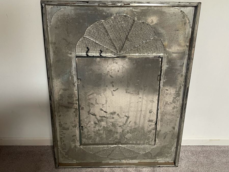Mexican Tin Wall Mirror 26 X 34 [Photo 5]
