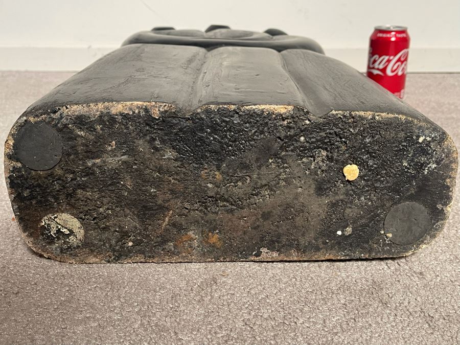 Large Wooden Sculpture Of Three Figures Embracing Each Other 12W X 4D X 29.5H [Photo 6]