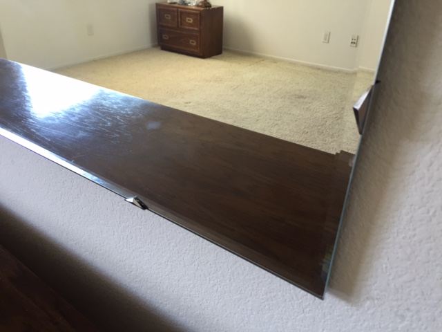 Cool Beveled Mirror with Retro Metal Accents [Photo 2]