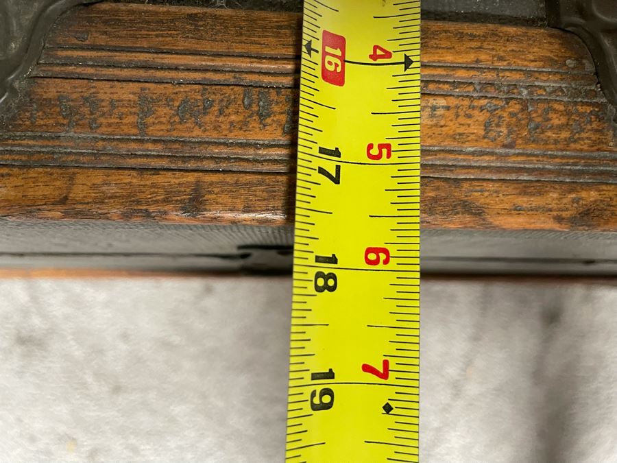 Vintage Slight Dome Top Trunk 30W X 18D X 21H [Photo 13]