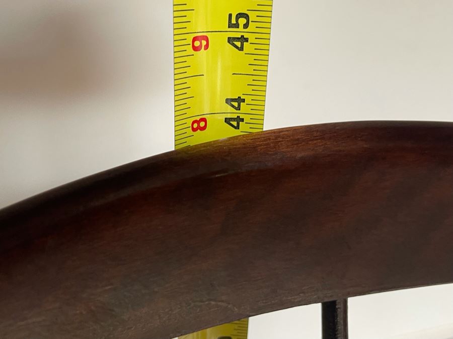 Vintage Red Mahogany Windsor Comb Back Arm Chair 24W X 21D X 44H [Photo 13]