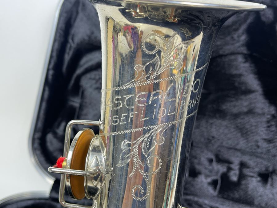 Vintage Master Lido Josef Lidl Brno Saxophone With Case [Photo 8]