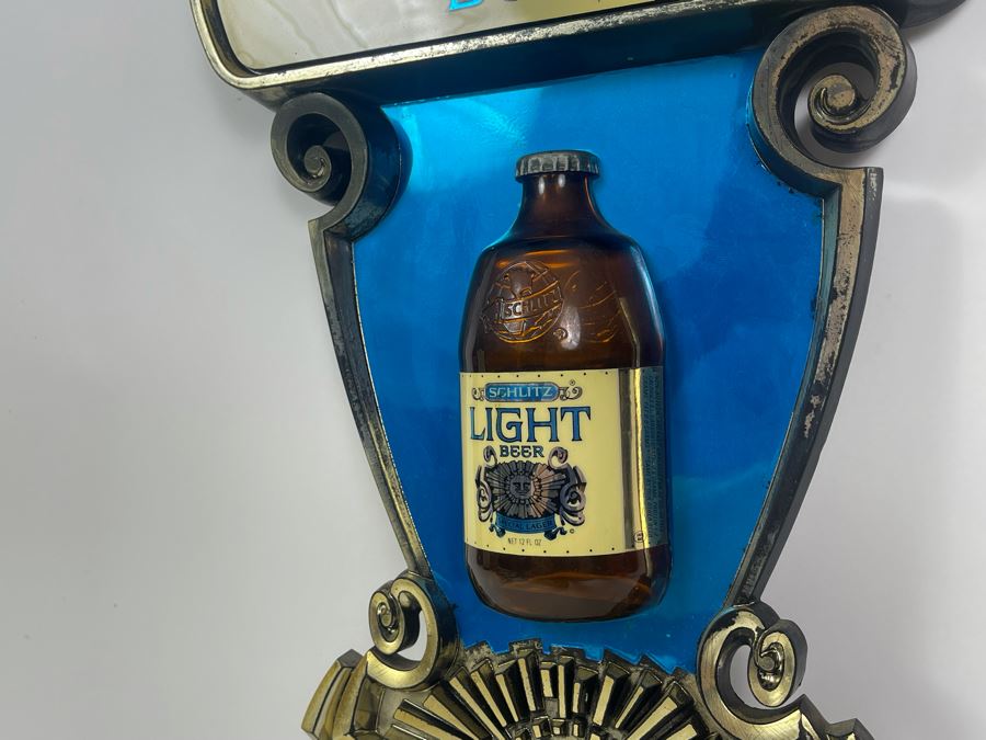 Vintage 1976 Schlitz Light Beer Sign 11 X 21 [Photo 4]