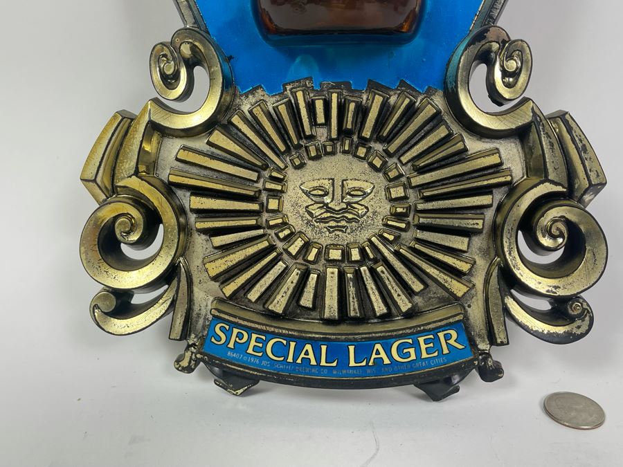 Vintage 1976 Schlitz Light Beer Sign 11 X 21 [Photo 5]