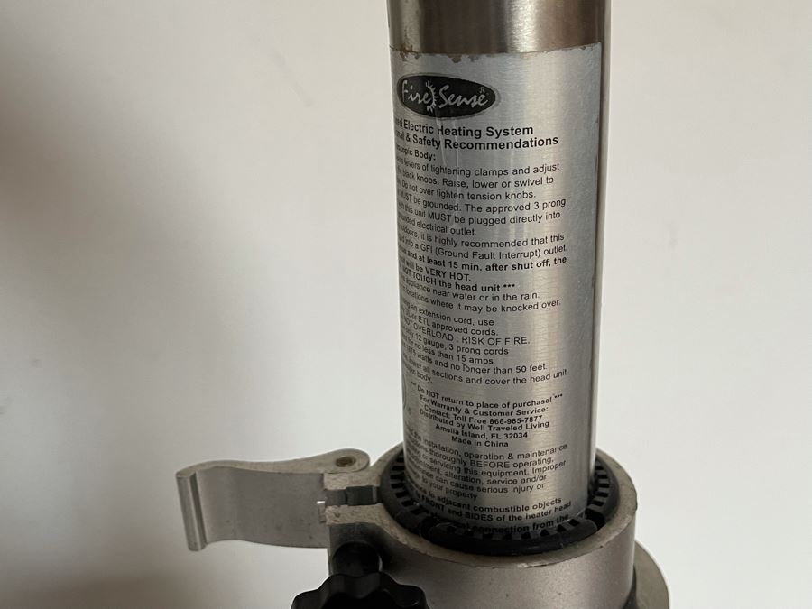 Mojave Sun IR Electric Outdoor Portable Heater Model LIP-15-TGG-SP-SB-SS [Photo 8]