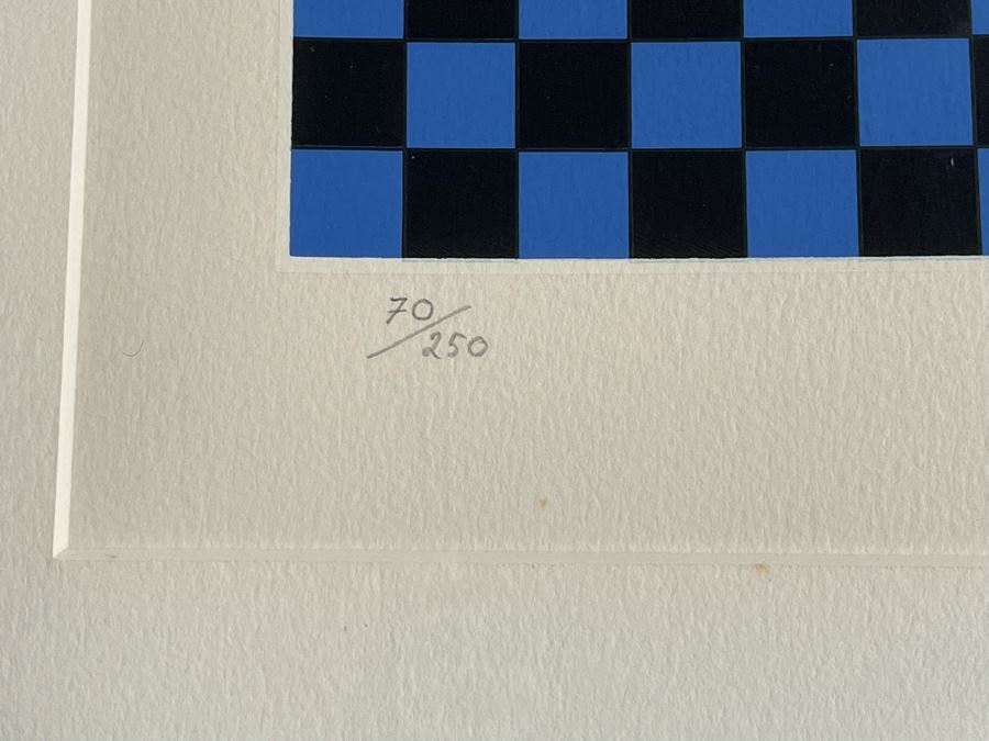 Victor Vasarely Juggler Limited Edition Serigraph 70 Of 250 Hand Signed 28 X 18 Estimate $1,200-$1,500 [Photo 7]