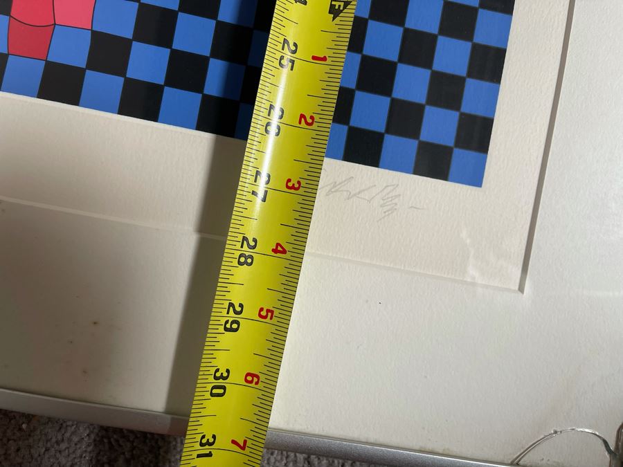 Victor Vasarely Juggler Limited Edition Serigraph 70 Of 250 Hand Signed 28 X 18 Estimate $1,200-$1,500 [Photo 14]