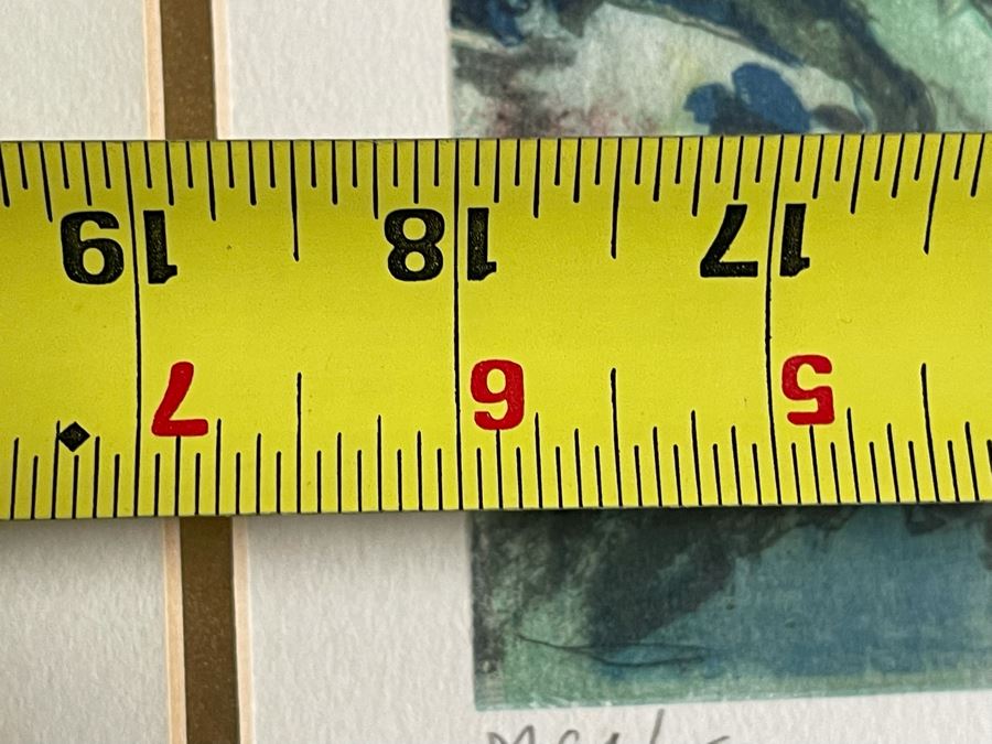 Marc Chagall Limited Edition Lithograph Titled 'Le Peintre En Rouge' Facsimile Signature Museum Dedicated Edition 94 Of 150 With COA 22 X 30 [Photo 12]