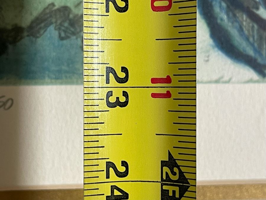 Marc Chagall Limited Edition Lithograph Titled 'Le Peintre En Rouge' Facsimile Signature Museum Dedicated Edition 94 Of 150 With COA 22 X 30 [Photo 13]