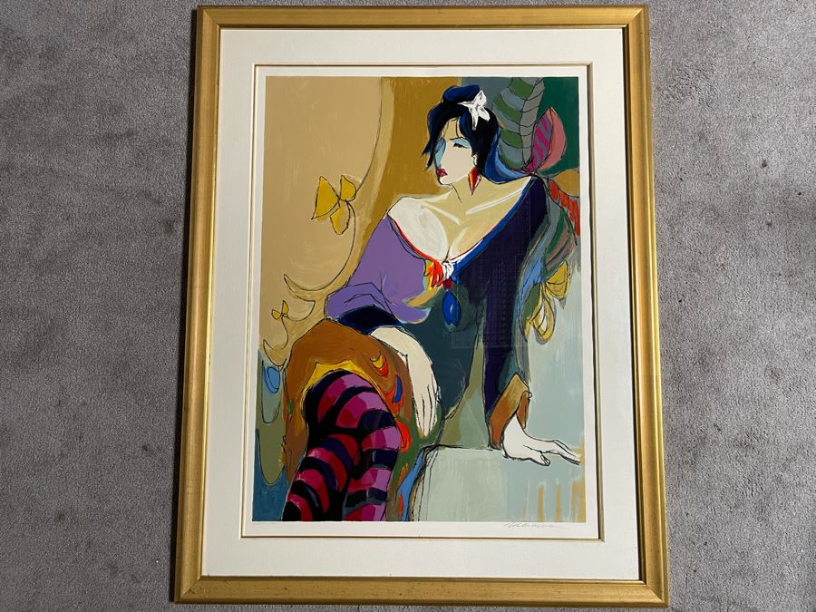 Isaac Maimon Limited Edition Serigraph Titled 'Monique' Hand Signed With COA 27 X 37 Appraised At $1,350 [Photo 2]