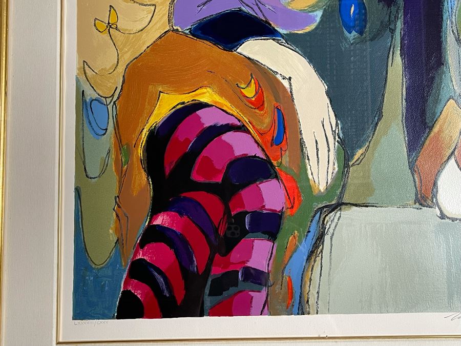 Isaac Maimon Limited Edition Serigraph Titled 'Monique' Hand Signed With COA 27 X 37 Appraised At $1,350 [Photo 7]