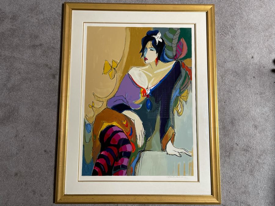 Isaac Maimon Limited Edition Serigraph Titled 'Monique' Hand Signed With COA 27 X 37 Appraised At $1,350 [Photo 3]