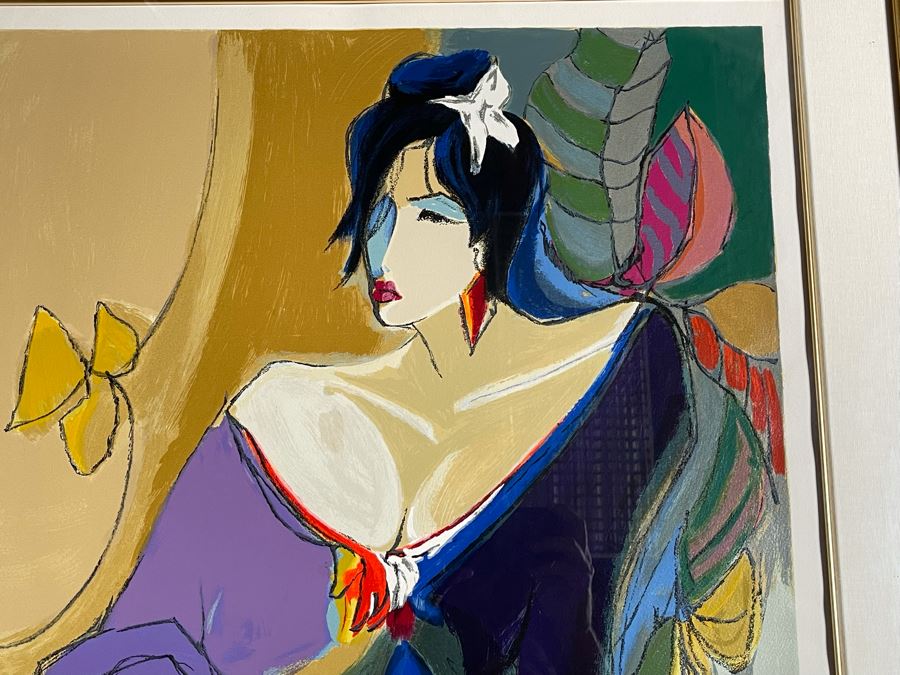 Isaac Maimon Limited Edition Serigraph Titled 'Monique' Hand Signed With COA 27 X 37 Appraised At $1,350 [Photo 5]