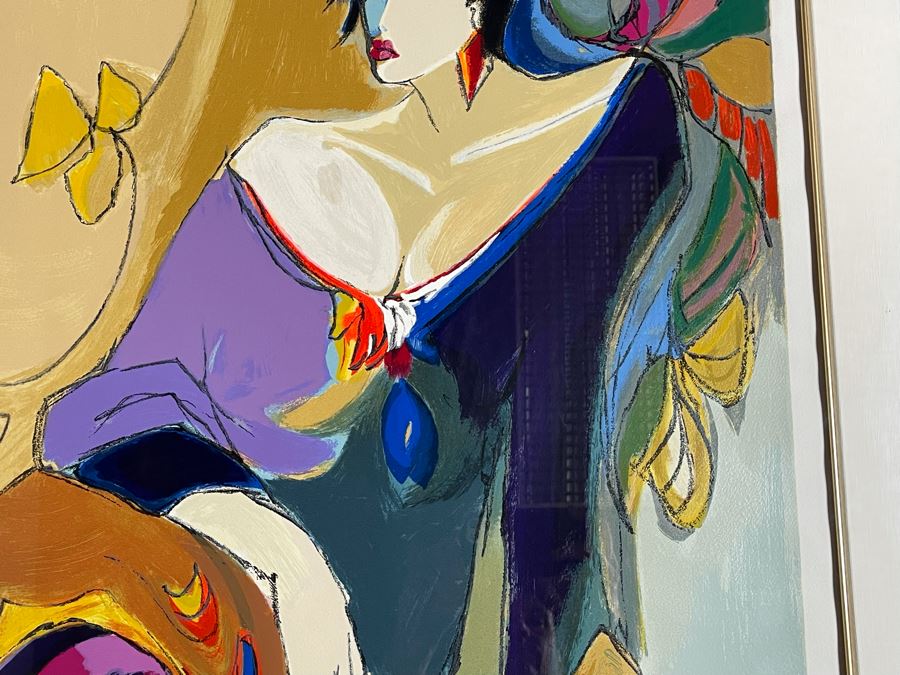 Isaac Maimon Limited Edition Serigraph Titled 'Monique' Hand Signed With COA 27 X 37 Appraised At $1,350 [Photo 6]