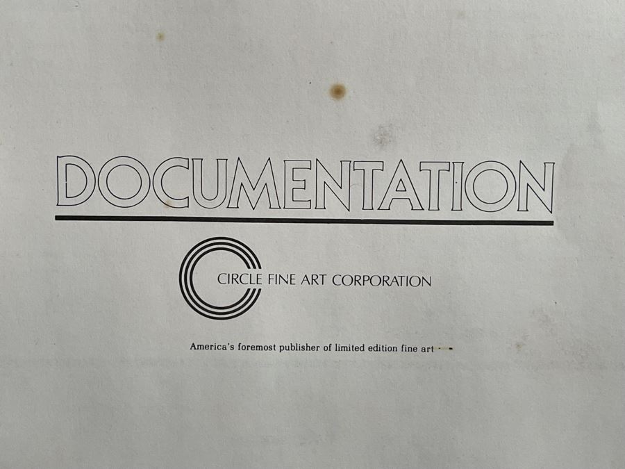 Judith Bledsoe Limited Edition Lithograph Titled 'Lilly & Coco' Hand Signed With Documentation 271 Of 300 51 X 30 [Photo 13]