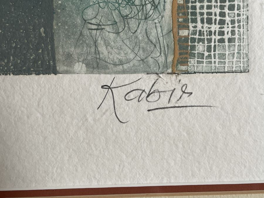 Kabir Shahid Limited Edition Serigraph Titled 'Mi Reino' 105 Of 175 22x22 Hand Signed  [Photo 9]