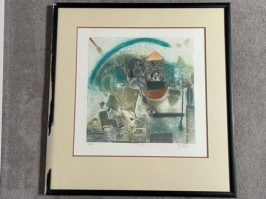 Kabir Shahid Limited Edition Serigraph Titled 'Mi Reino' 105 Of 175 22x22 Hand Signed  [Photo 12]