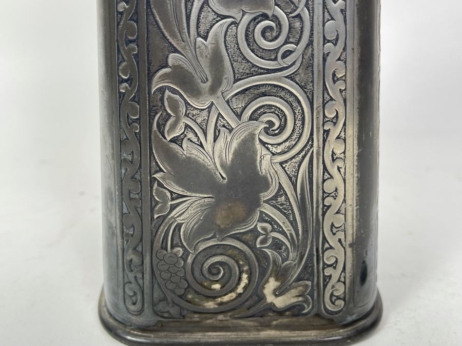 Vintage James W. Tufts Boston Silverplate Pitcher 10H [Photo 9]